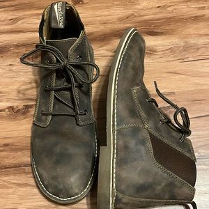 blundstone casual brown lace up boots 10.5